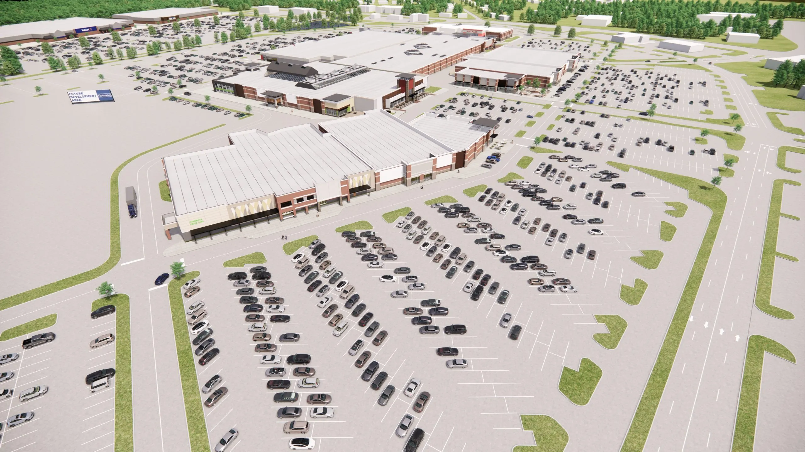 Chesapeake Mall Parking Lot