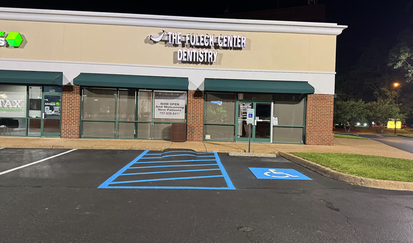 VA re-striping project