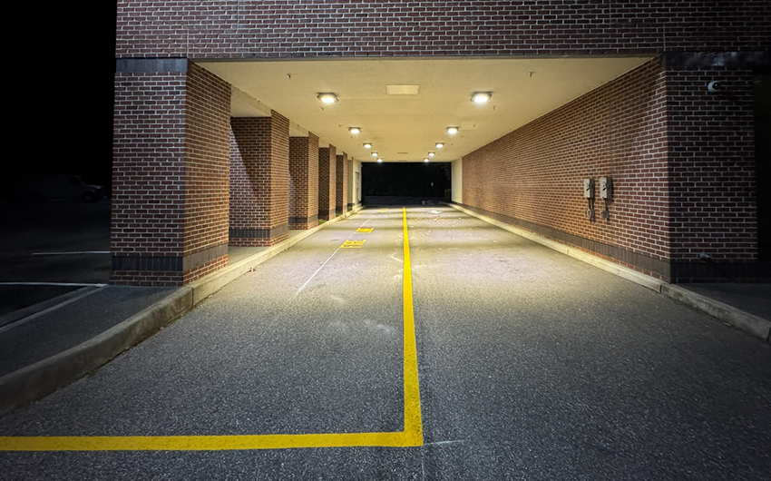 Line Striping asphalt