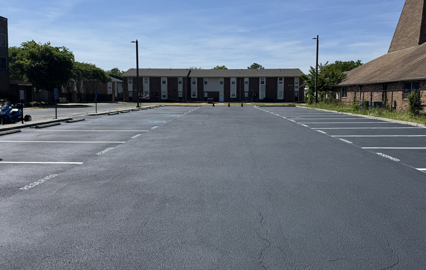 Sealcoated Hunter Square Apartments