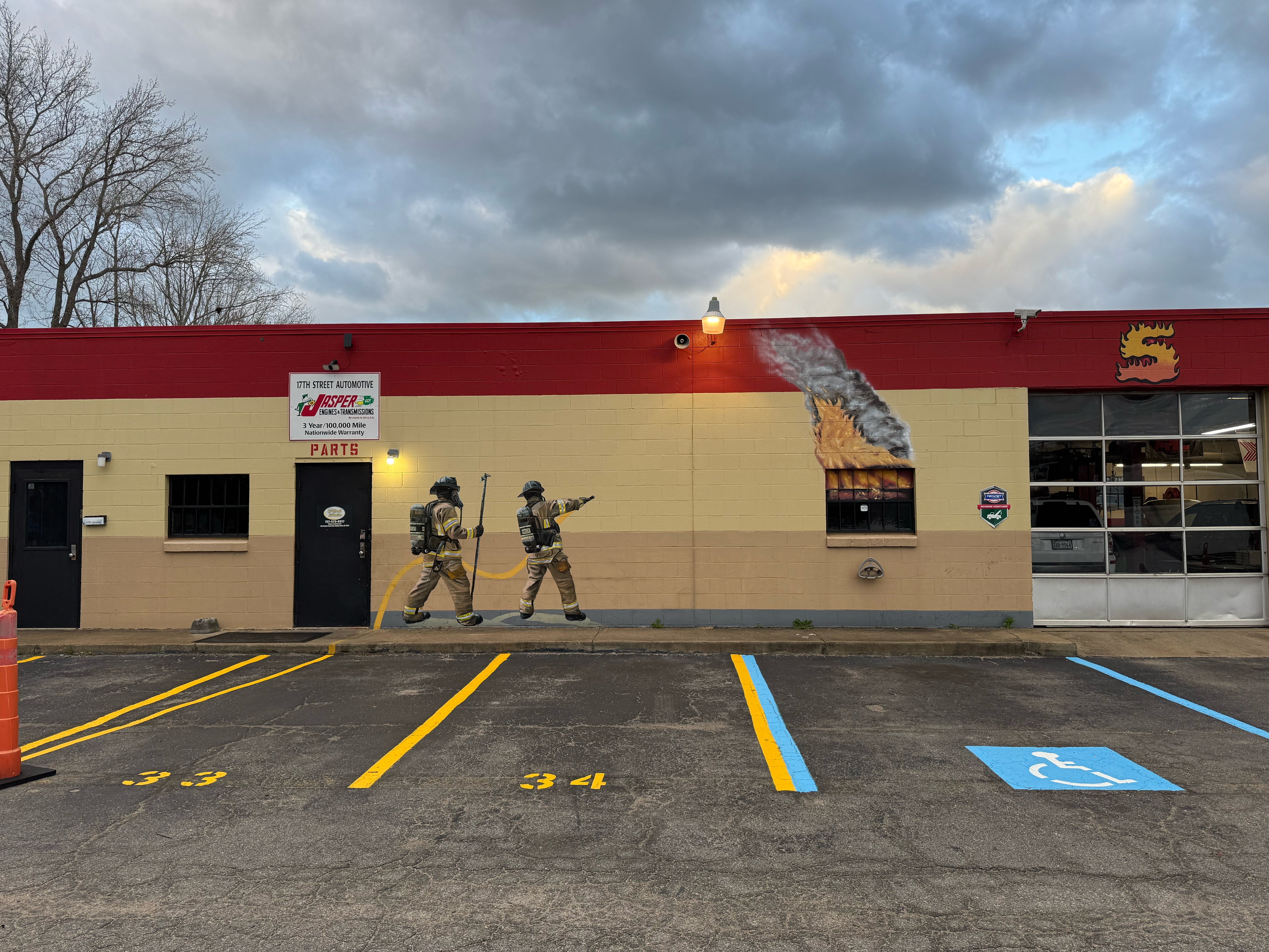 Transformed the Parking Lot