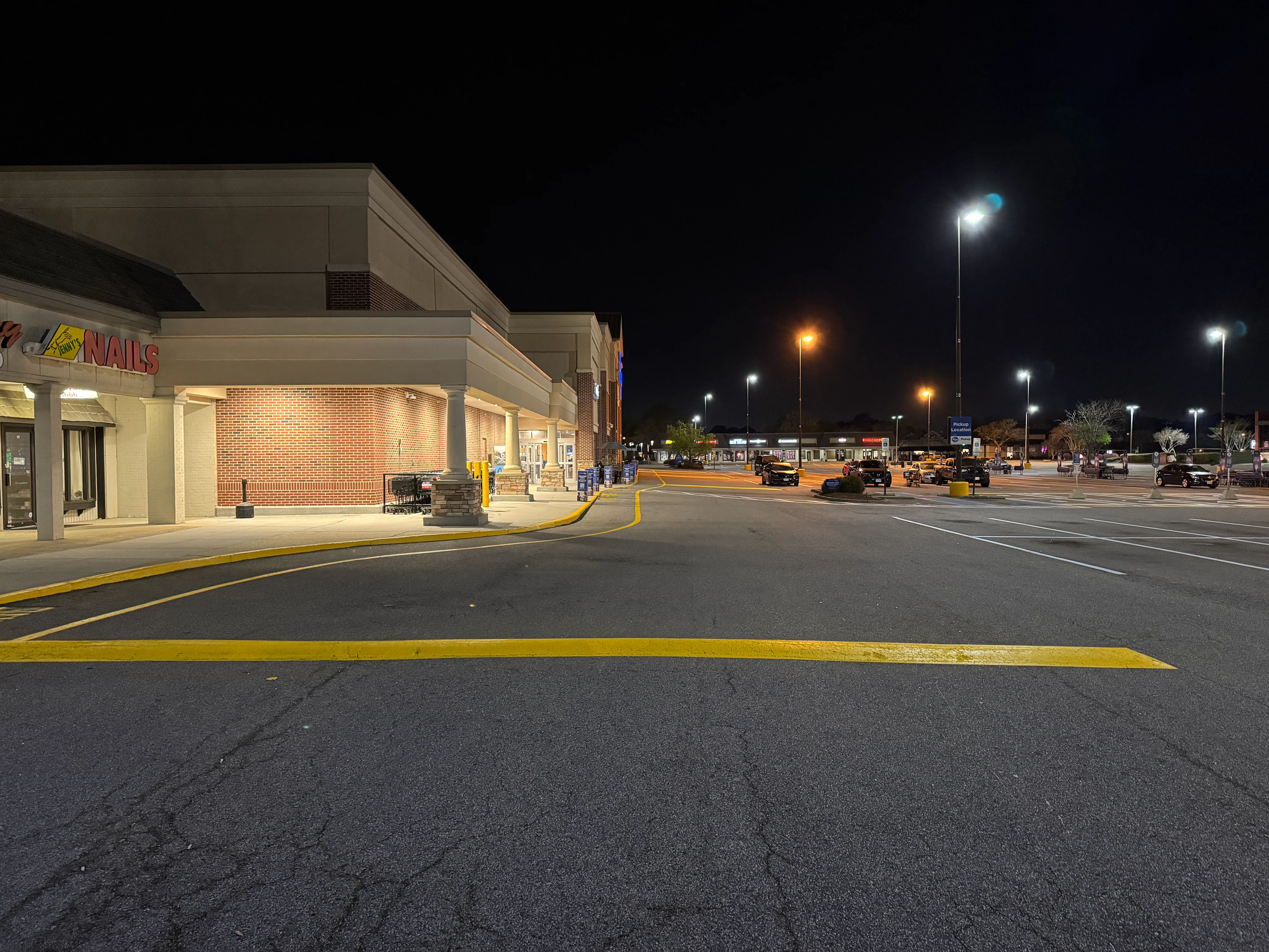 Providence Square was striped 1